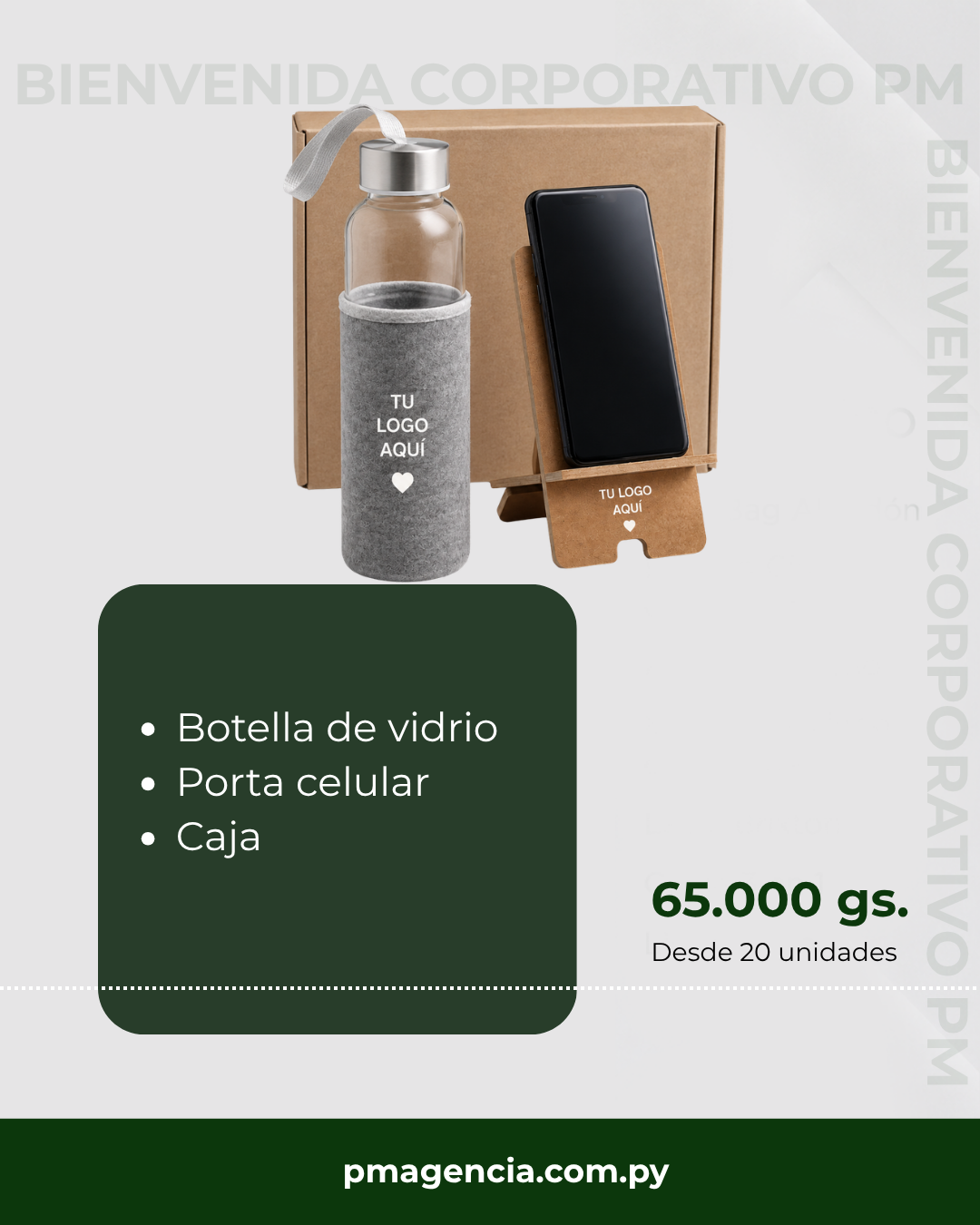 Kit corporativo para eventos y activaciones empresariales Paraguay - Kit 11