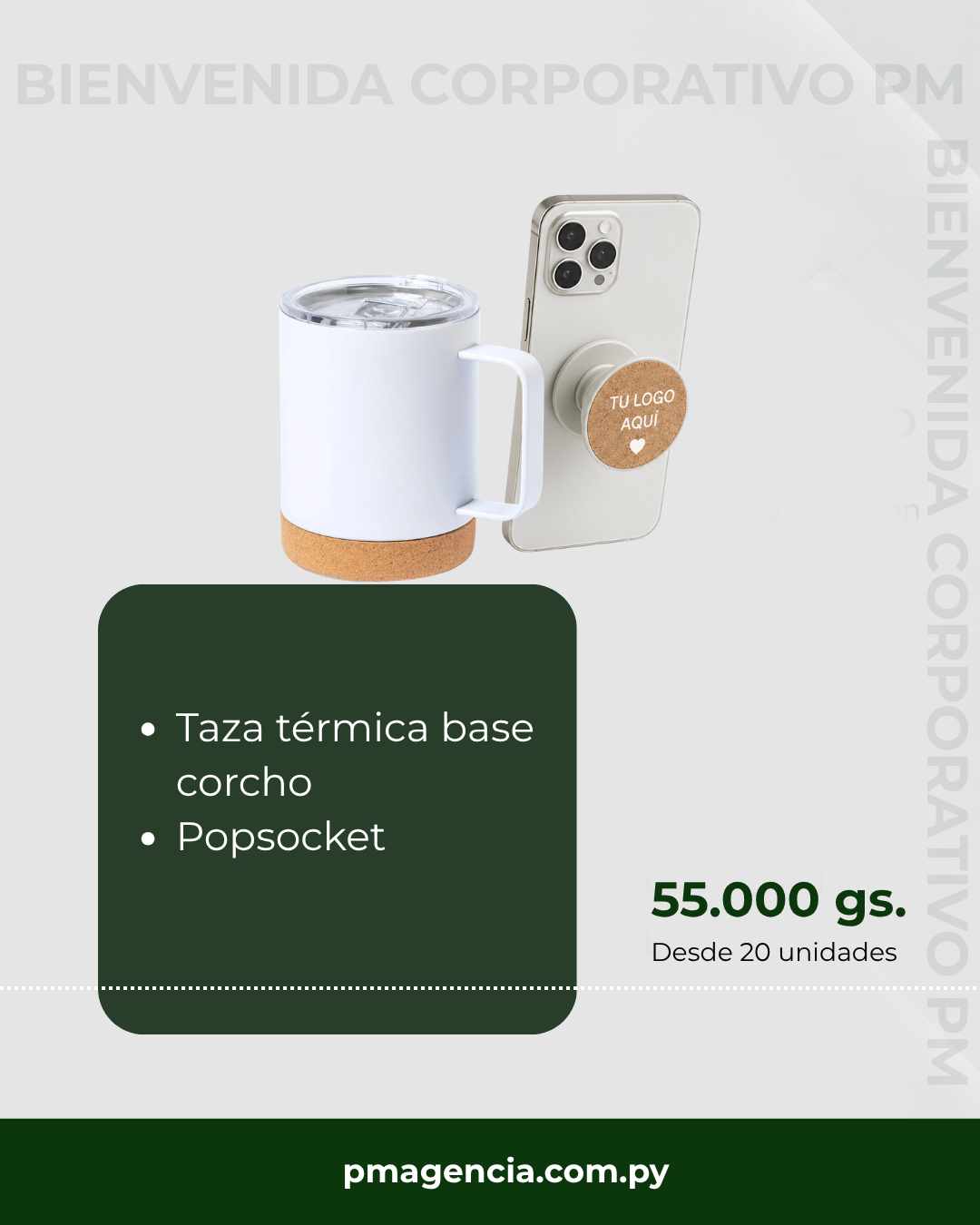 Kit corporativo con logo de empresa grabado y sublimado Paraguay - Kit 09