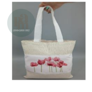 BOLSA TELA DOBLE FRANJA