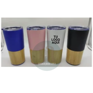 Vaso térmico base de bambú